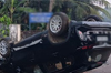 3 injured as car overturns near Kinnigoli